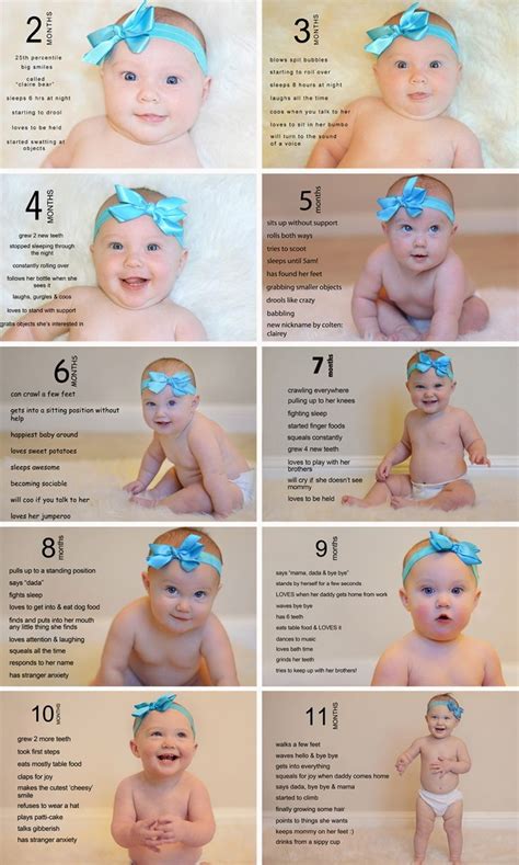 Super Cute Idea Holly Love It Monthly Baby Photos Baby Month By