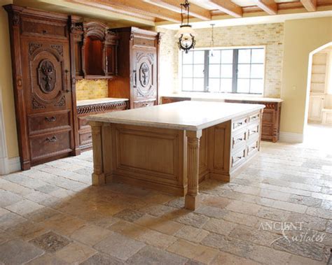 Kitchen Stone Flooring Houzz