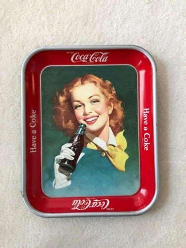 Vintage Original 1950 Coca Cola Serving Tray Antique Price Guide