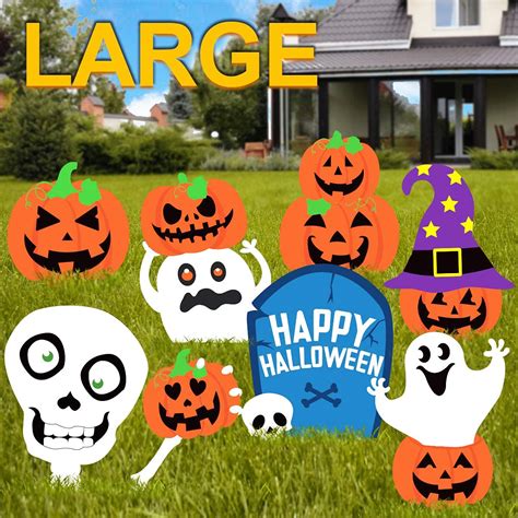 Buy Pawliss Halloween Decorations Outdoor Cute Extra Large 8ct