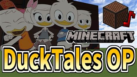 Disney Channel Ducktales Main Theme Minecraft A Youtube