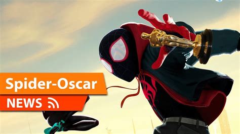 Spider Man Into The Spider Verse Wins Oscar Youtube