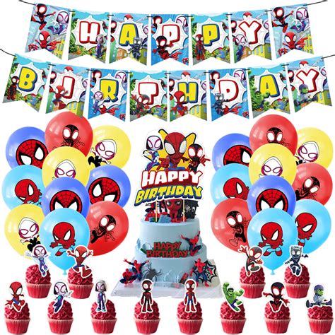 Buy Spidey Amazing Friends Birthday Party Supplies Spider Friends Theme