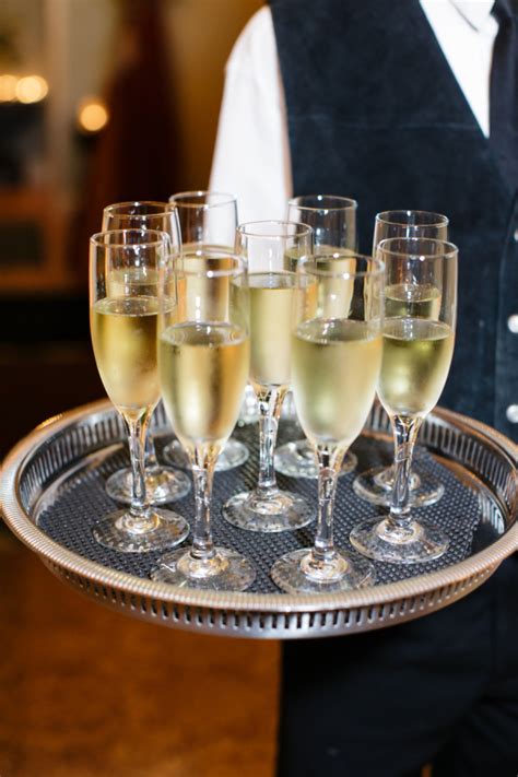 Champagne On Silver Tray Elizabeth Anne Designs The Wedding Blog