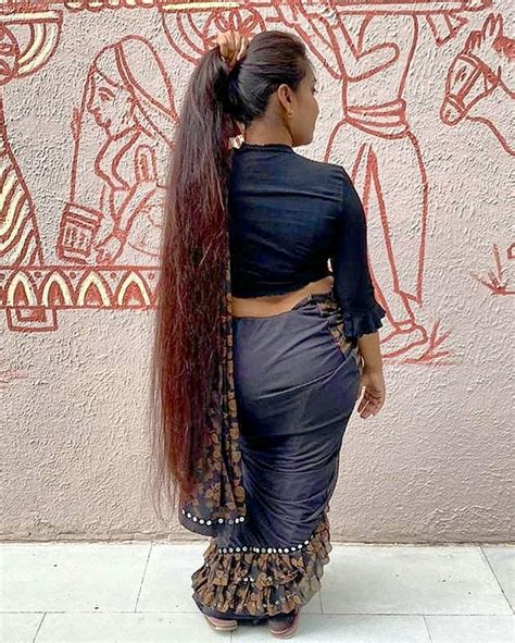 Sexiest Long Hair On Instagram “indian Rapunzel With Beautiful Long