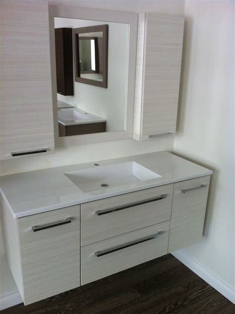 Find inspiration and ideas for your bathroom and bathroom the bathroom is associated with the weekday morning rush, but it doesn't have to be. Floating Bathroom Vanity In Modern Design For Your Lovely ...