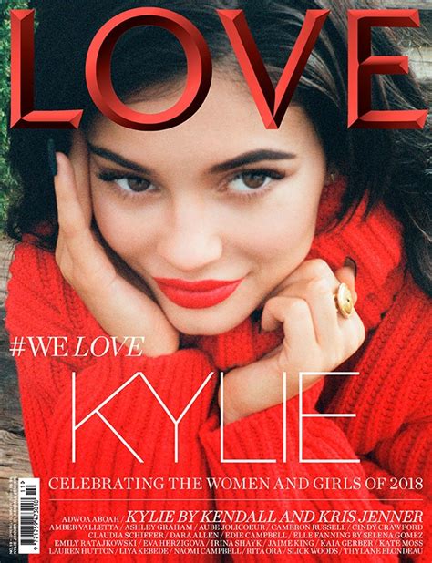 Love Magazine From Kylie Jenners Modeling Pics E News