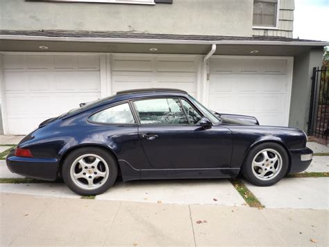 1992 Porsche 964 Coupe Midnight Blue With Light Grey 29000 Miles