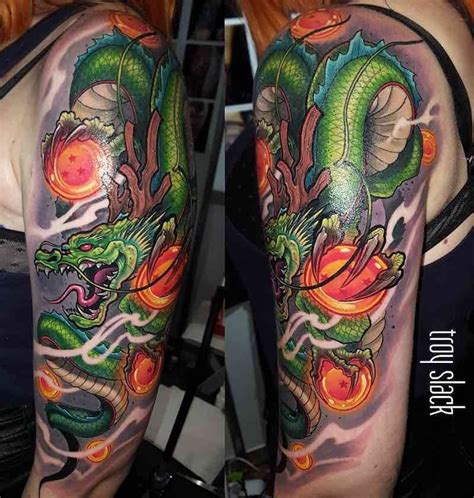 Creative tattoos excellent dragon tattoo ideass shoulder. The Very Best Dragon Ball Z Tattoos | Z tattoo, Dragon ...