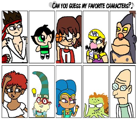 My Favorite Characters By Iza200117 On Deviantart