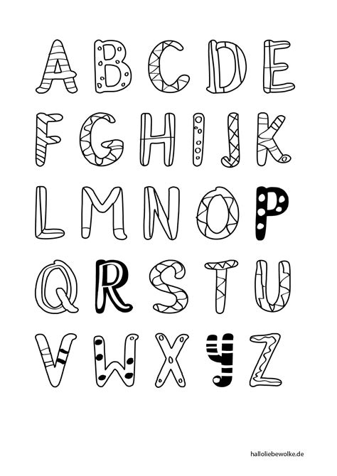 Ein kostenloser kurs der dw für alle, die das lateinische alphabet nicht kennen. {Printable & Malvorlage} Buchstaben lernen (mit Bildern) | Buchstaben lernen, Alphabet ...