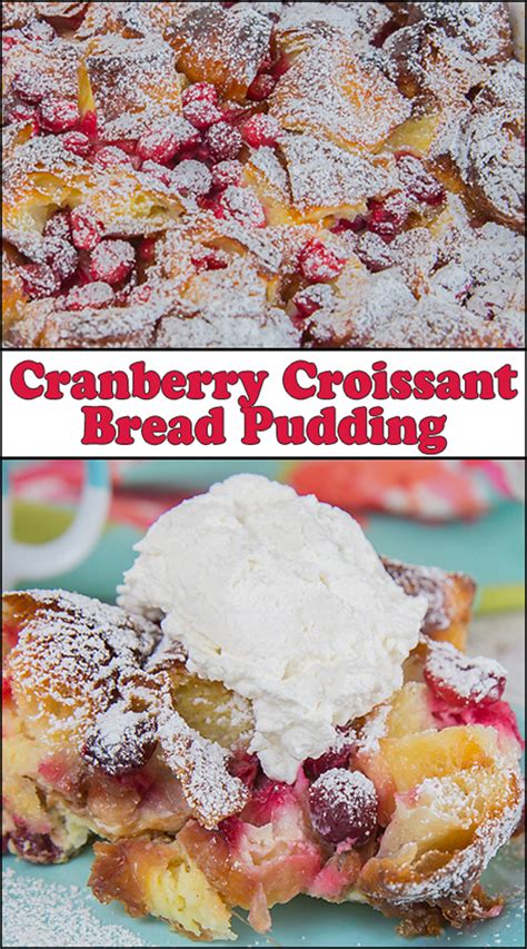 Put the bread in the oven on the middle shelf and immediately turn the temperature down to 180c (350f). Cranberry Croissant Bread Pudding - Joy In Every Season