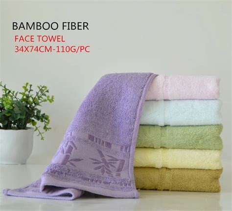 100 Bamboo Super Comfortable Pretty Pattern Fiber Face Towel High
