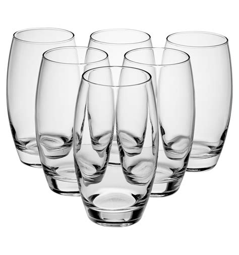 Pasabahce Quality Glassware Barrel Highball Glasses