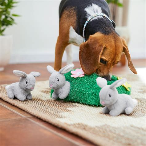 Frisco Easter Bunnies Hide And Seek Dog Toy