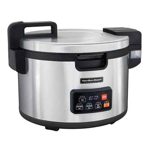 Hamilton Beach 37590 90 Cup Commercial Rice Cooker Stainless 240v