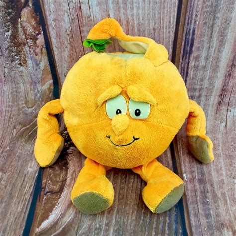 Olivia Orange Tcc Goodness Gang Collectable Soft Beanie Plush Toy For