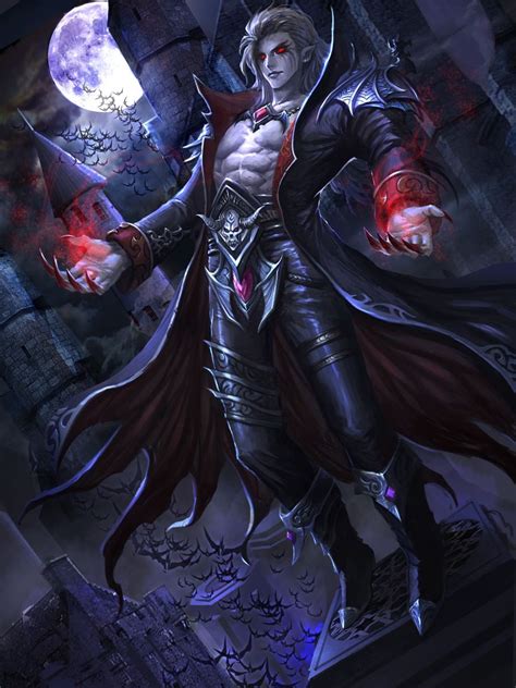 Vampiro En Su Guarida Fantasy Male Fantasy Warrior Dark Fantasy Art