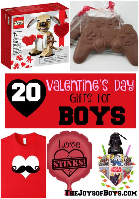 I've got you covered with 4 different designs! 20 Valentine's Day Gifts for Boys - The Joys of Boys