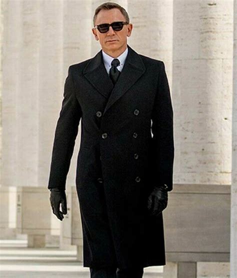 James Bond Double Breasted Coat Daniel Craig Spectre Coat Jackets