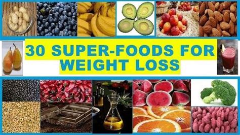 30 Superfoods For Weight Loss Youtube