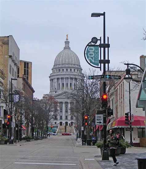 State Street Madison Wisconsin Travel Photos By Galen R Frysinger
