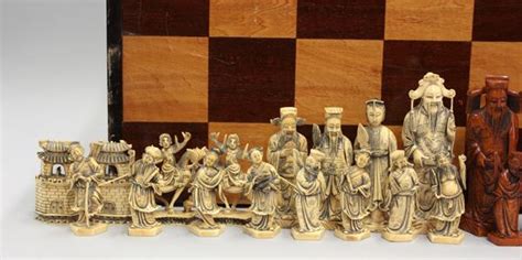 Chinese Ivory Chess Set