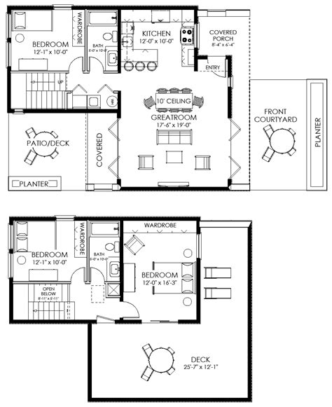 Contemporary Small House Plan