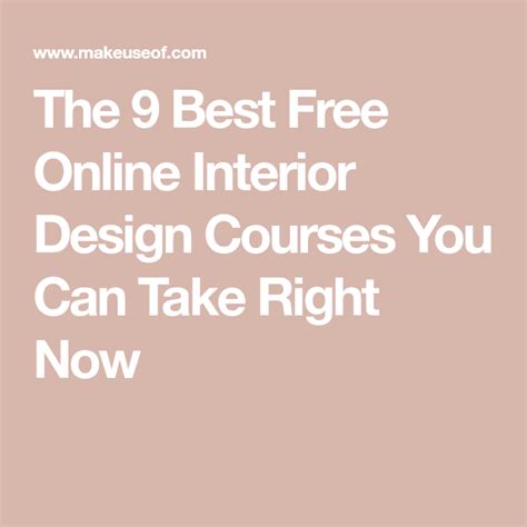 The Best Free Online Interior Design Courses You Can Take Interior