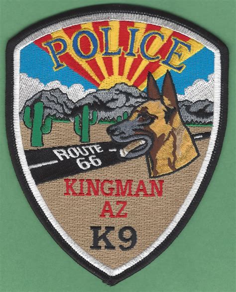 Kingman Arizona Police K 9 Unit Patch