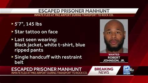 Inmate Escapes Custody At Airport Youtube