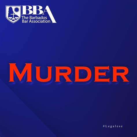 the barbados bar association bail for murder