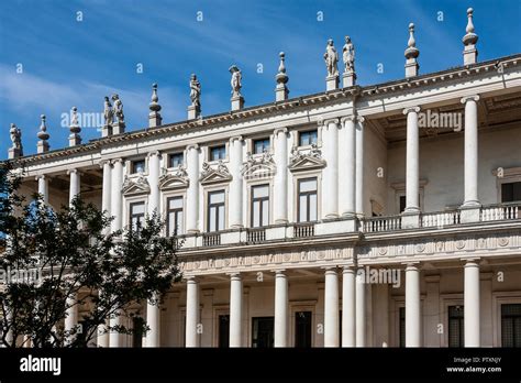 Italy Vicenza Palazzo Chiericati Andrea Palladio Architect Stock Photo