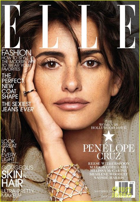 Penelope Cruz Poses On Cover Of Elle Magazine’s Women In Hollywood Issue Hollywood Fashion