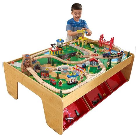 14 Best Train Tables For Kids In 2023 Wooden Train Tables And Sets
