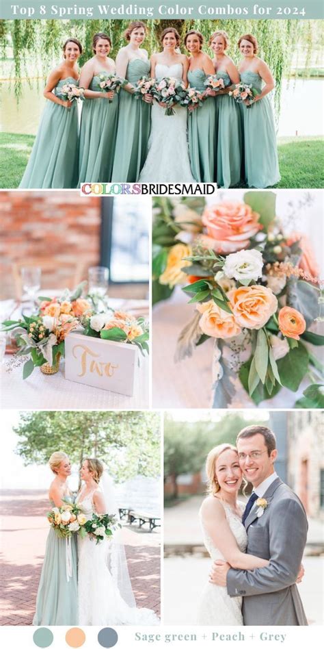 Top 8 Spring Wedding Color Palettes For 2024 In 2023 Spring Wedding