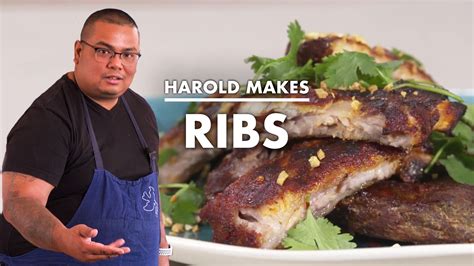 Watch Harold Makes Ribs From The Home Kitchen Bon App Tit