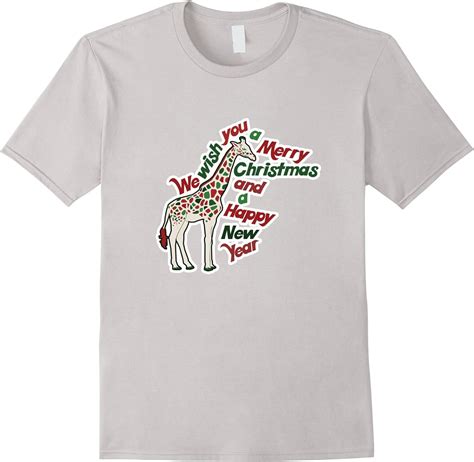 Giraffe Christmas Shirt For People Who Love Giraffes Clothing