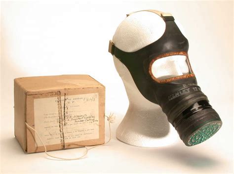 Adults Gas Mask World War Ii Original Object Lessons Conflict