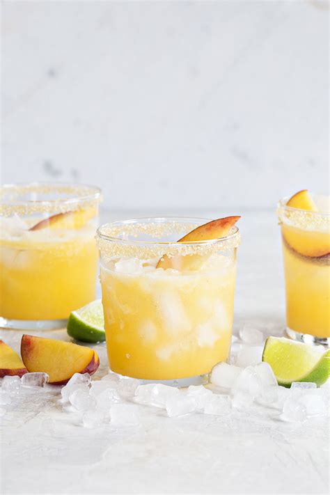 Sparkling Peach Margaritas Are The Perfect Way To Celebrate Summer They Re Light Sweet And