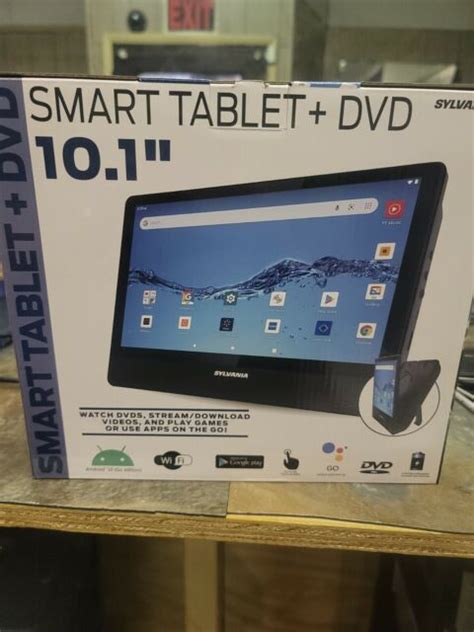 Sylvania 101 Quad Core 16gb Android Tablet Dvd Player 058465817473