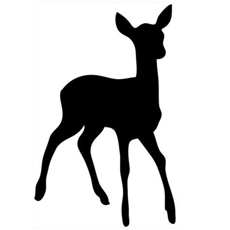 Doe Baby Deer Stencil Made From 4 Ply Mat Board Choose A Size From 5x7