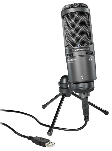 Audio Technica At2020usb Deluxe Cardioid Condenser Usb Microphone At