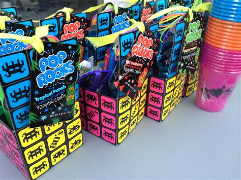 Totally 80s Party Favor Bags Party Favor Bags 80s Birthday Parties