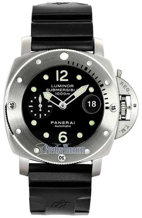 Pam00243 Panerai Luminor Submersible 1000m 44mm Mens Watch