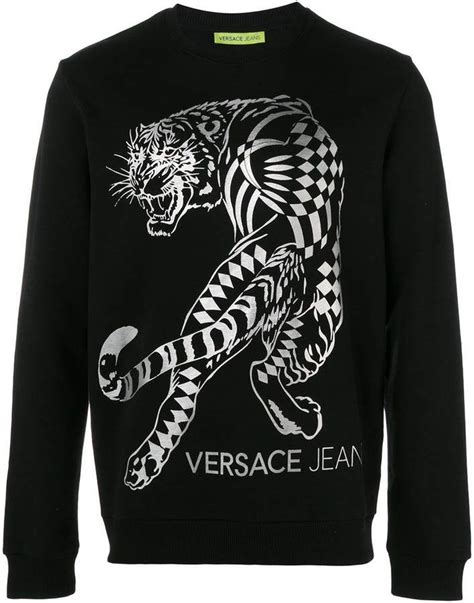 Versace Tiger Print Sweatshirt