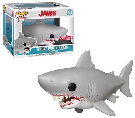 Funko Jaws Pop Movies Great White Shark Exclusive 6 Vinyl Figure 758