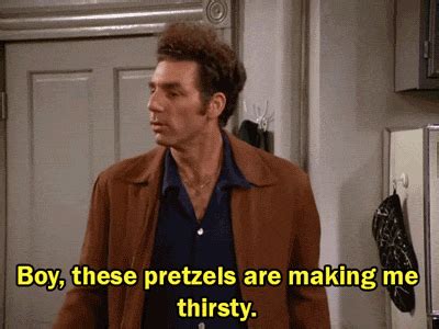 Log in to save gifs you like, get a customized gif feed, or follow interesting gif creators. These Pretzels Are Making Me Thirsty GIFs - Find & Share ...