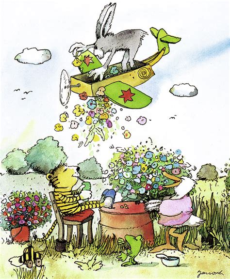 Neues, schönes und skurriles aus der wundervollen figurenwelt von janosch. Reprodukce - Dětské - Blumenregen, Janosch - Reprodukce ...