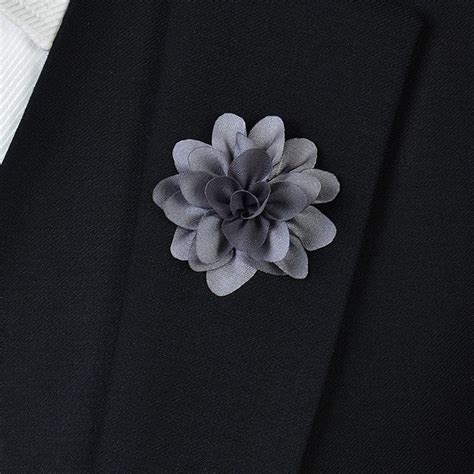 Silver Flower Lapel Pin Bow Ties For Men Bow Selectie